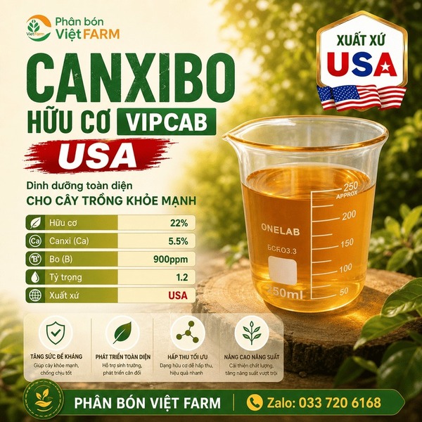 Vipcab Organic Calcium Boron - USA