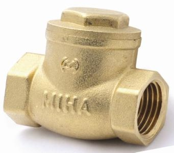 Brass one way valve