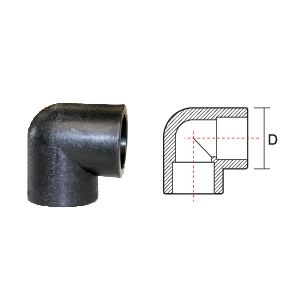 90-degree PPR elbow