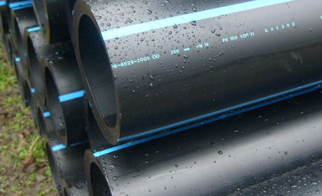 HDPE plastic pipes