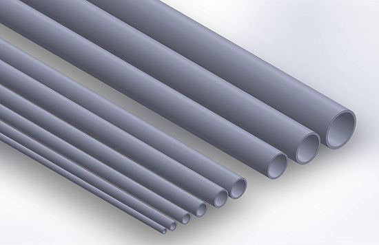 PVC plastic pipes