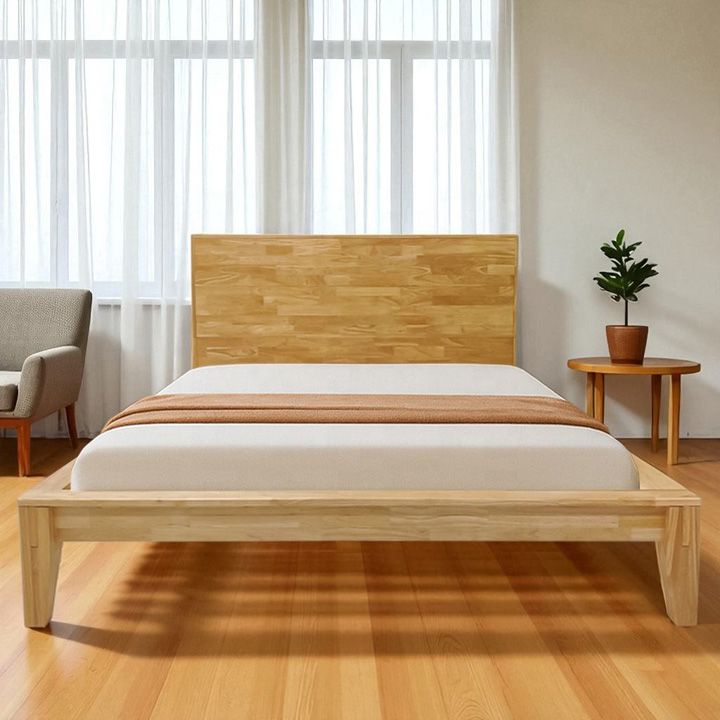 Solid Wood Japanese Joinery Bed Frame