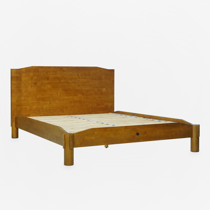 Wooden bed frame