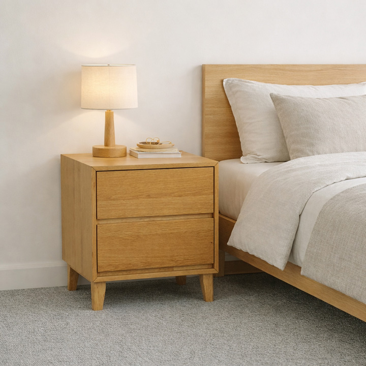 Wooden nightstand
