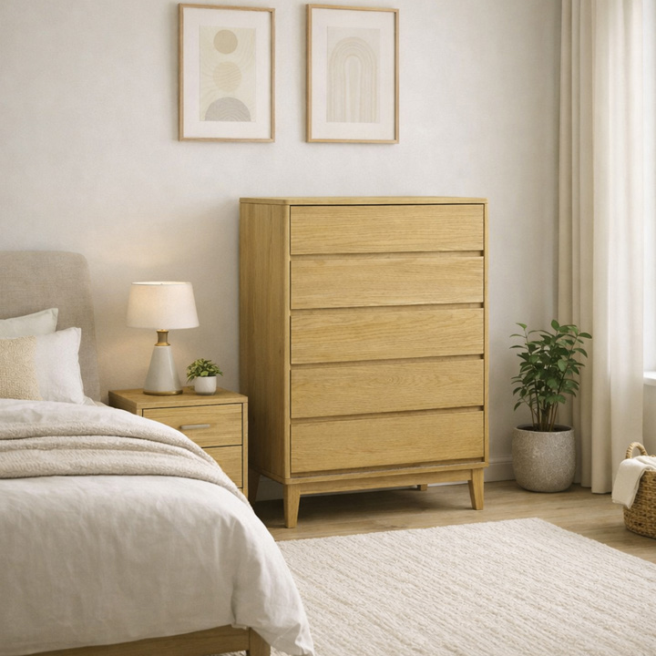 Wooden nightstand