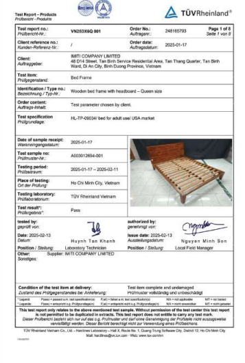 TUV certificate