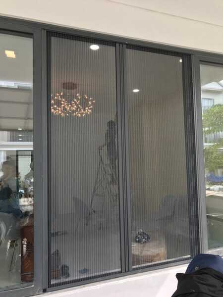 Aluminum frame Plisse insect screens