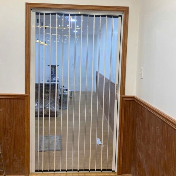 PVC accordion door