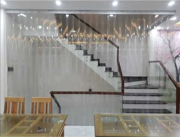 Transparent PVC strip curtains 200mm x 2mm
