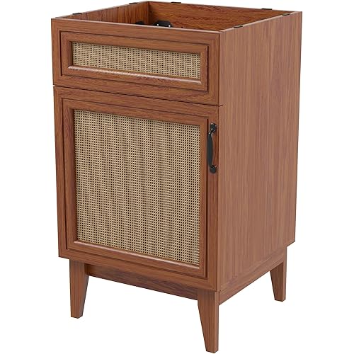 20 Inch Rattan Bath Vanity