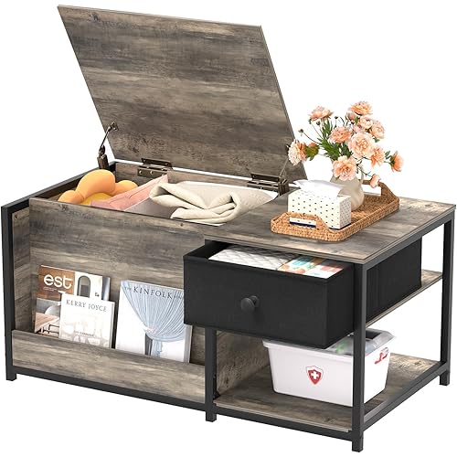 Farmhouse Hidden Storage Coffee Table