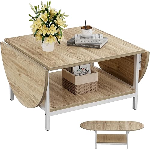 Extended 2-Tier Modern Coffee Table