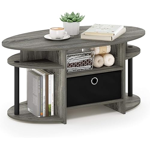 Oval French Oak Coffee Table