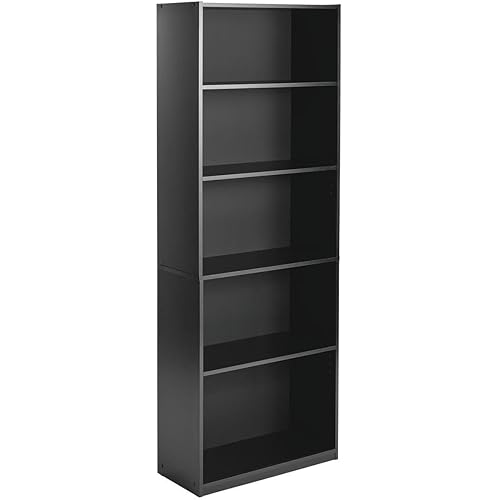 71 Inch 5-Shelf Standard Bookcase