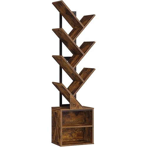 6 Tier Wooden Tree Bookshelf