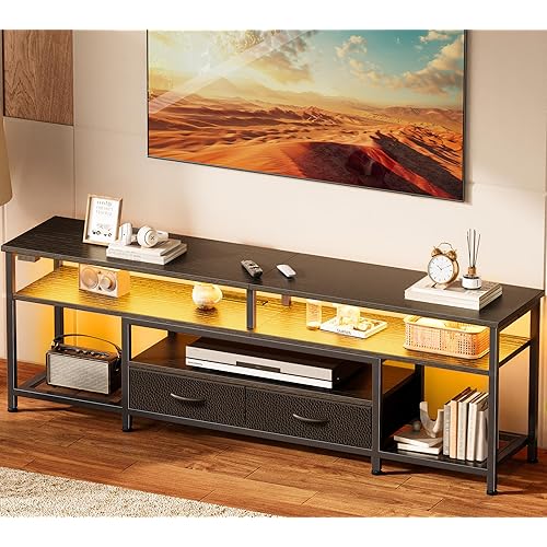54" TV Console Media Drawers