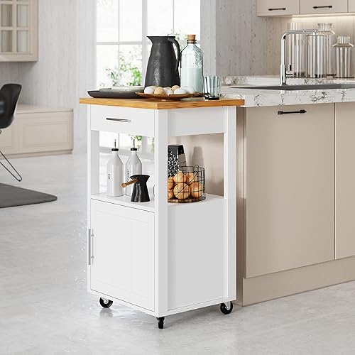 Rolling Kitchen Island Storage Cart