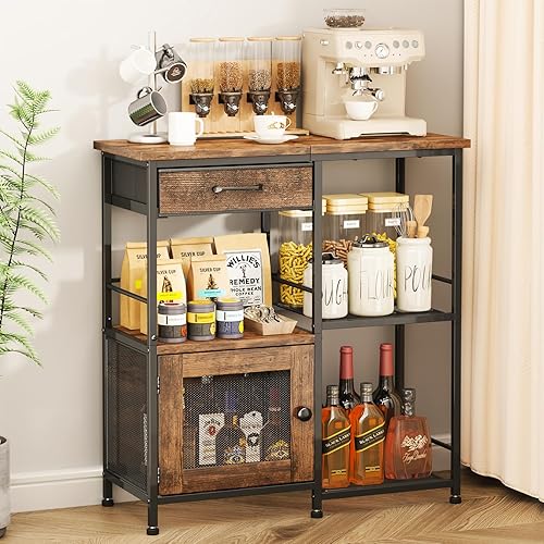 Multi-Purpose Buffet Sideboard Coffee Bar