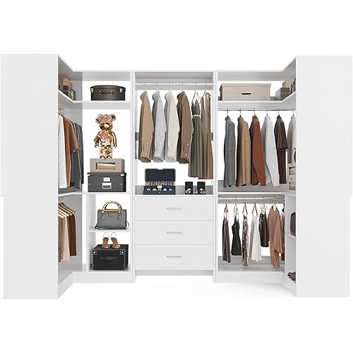 U-Shaped Walk-In Wardrobe Organizer
