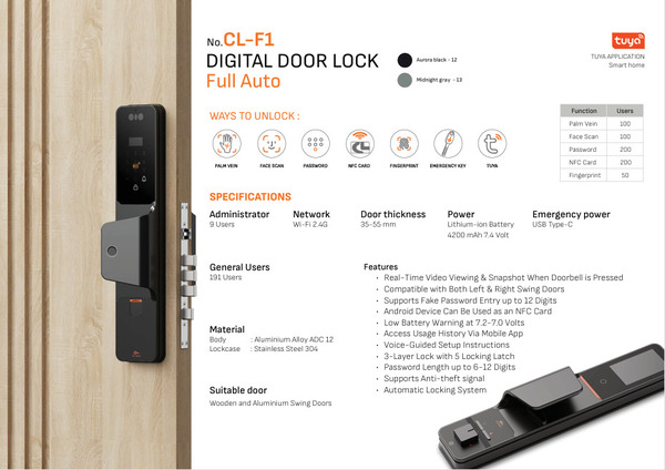 Full Auto door lock