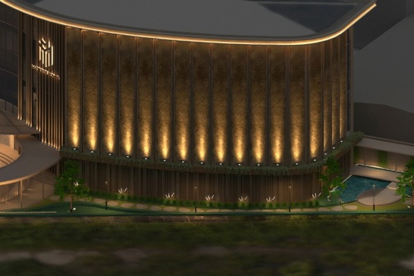 Flood lighting for architecture