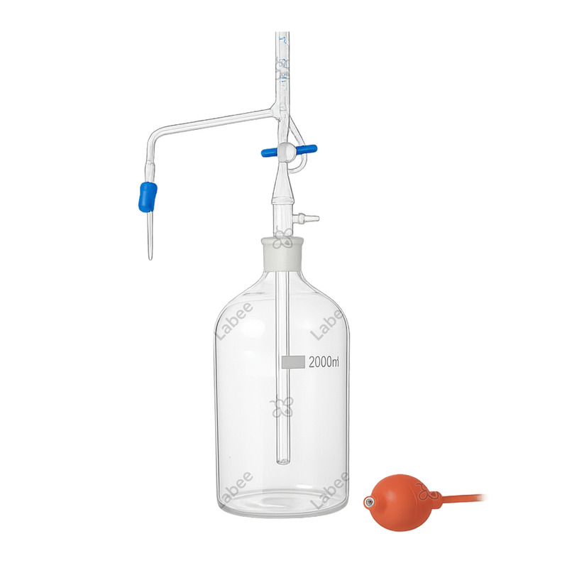 Automatic glass burette 25 mL