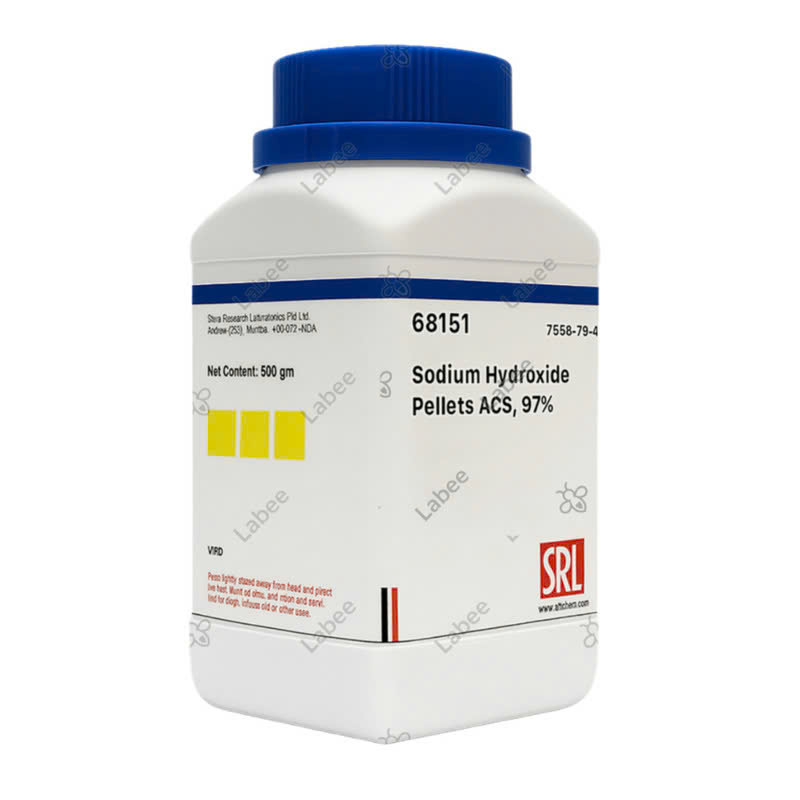 Sodium hydroxide pellets ACS 97% 1