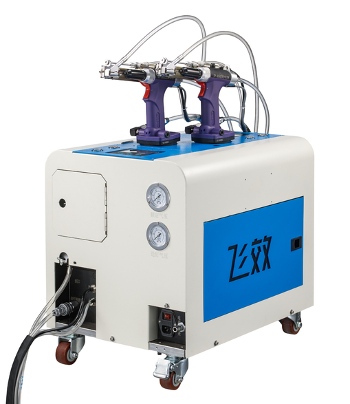 Dual-station automatic riveting machine