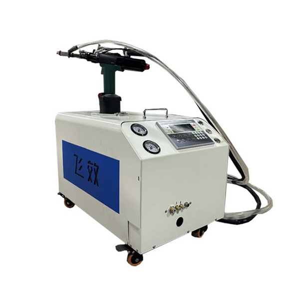 Automatic rivet nut riveting machine