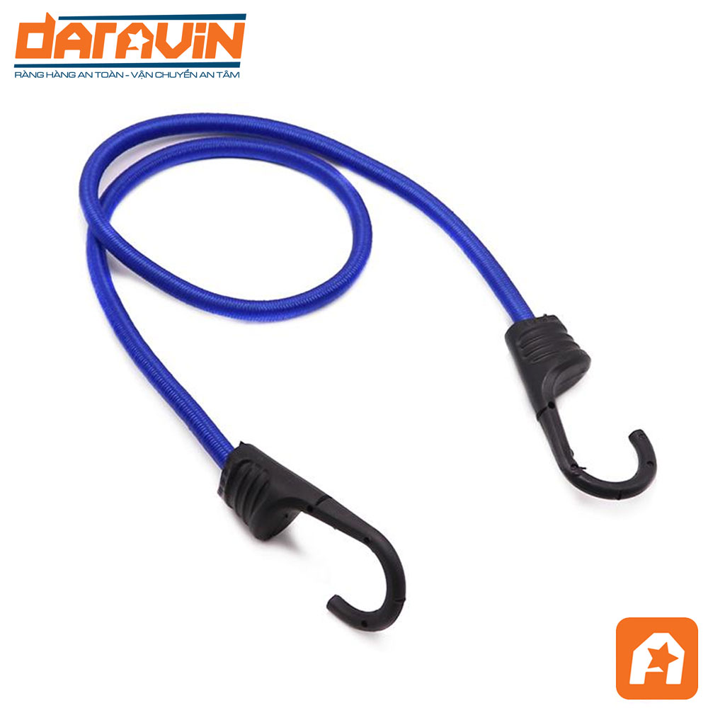 DARAVIN 8mm elastic cargo strap with plastic-coated steel hooks