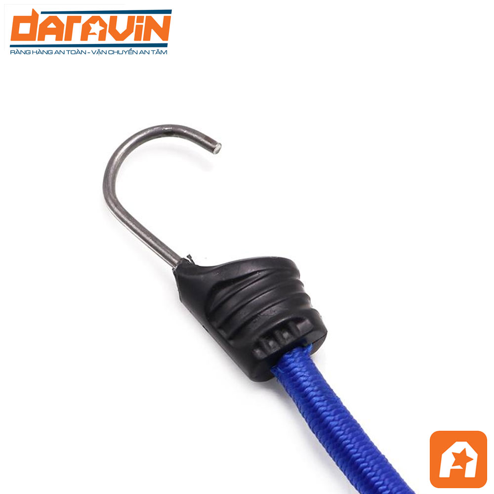 DARAVIN 8mm elastic cargo strap with plastic-coated steel hooks