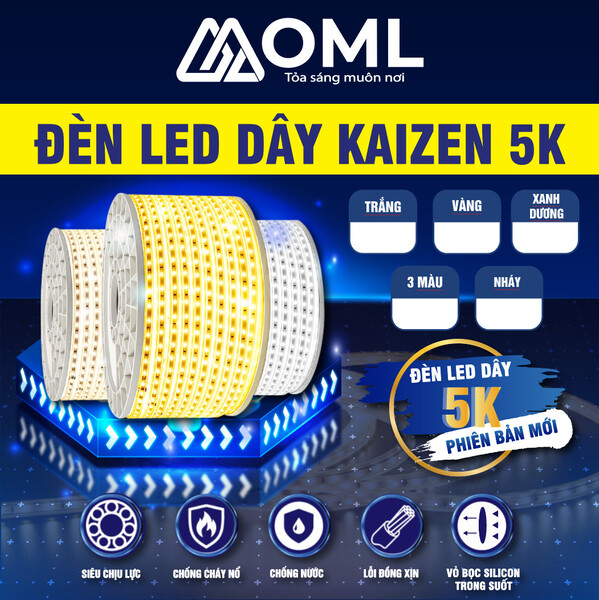 Kaizen 5K LED strip lights