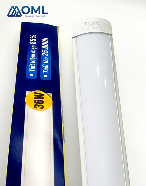 Semicircular acrylic LED battens 36W