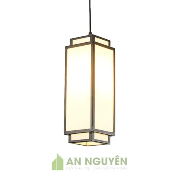 Rectangular wooden box with lights