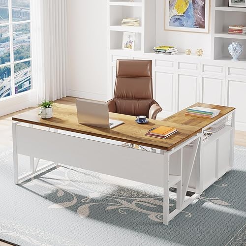 L Shaped Executive Computer Desk