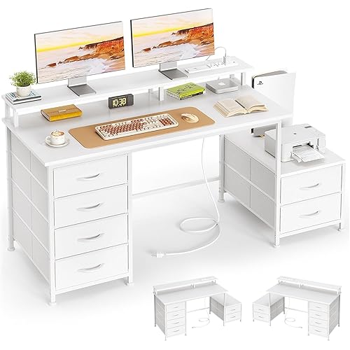 52" Office Desk with Drawers