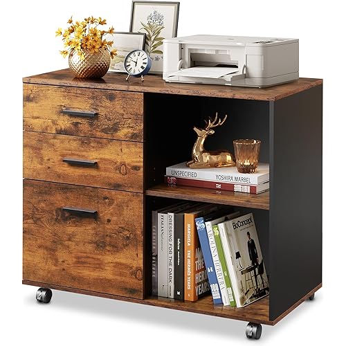 3 Drawer Mobile File Cabinet