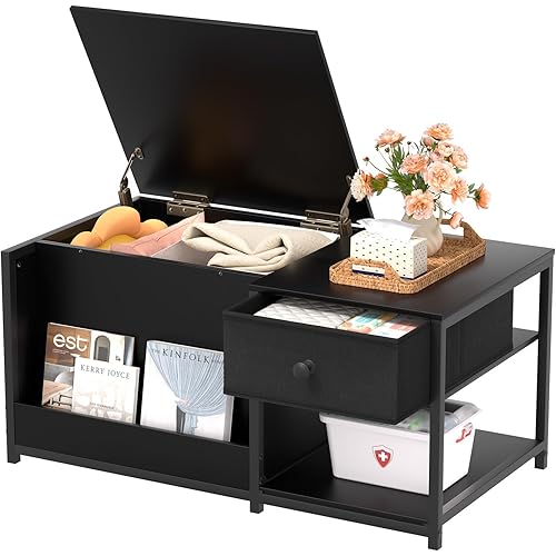 Modern Hidden Storage Coffee Table