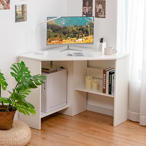Triangle Corner Computer Writing Desk