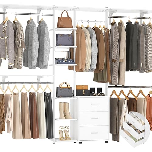 96" Walk-in Closet Organizer System