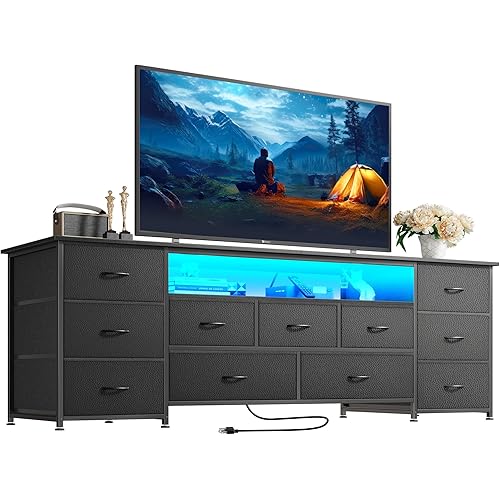 63" LED TV Stand Dresser