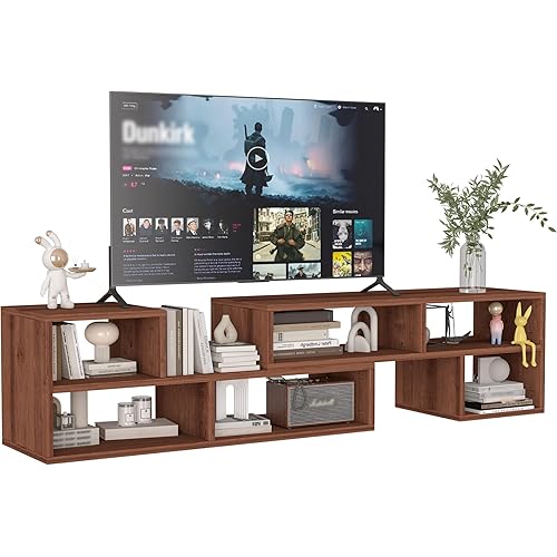 L-Shaped Bookshelf TV Stand Set