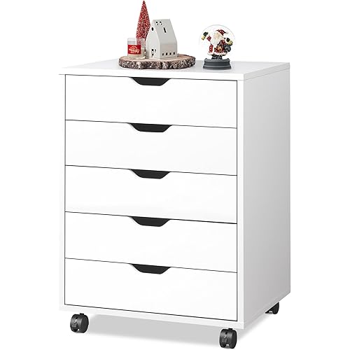 5-Drawer Mobile Under Desk File