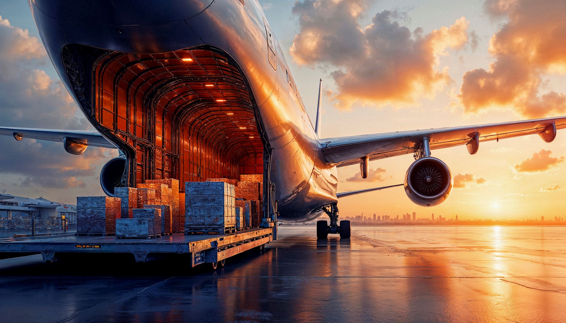 Air freight transportation service