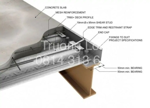Decking shear connector