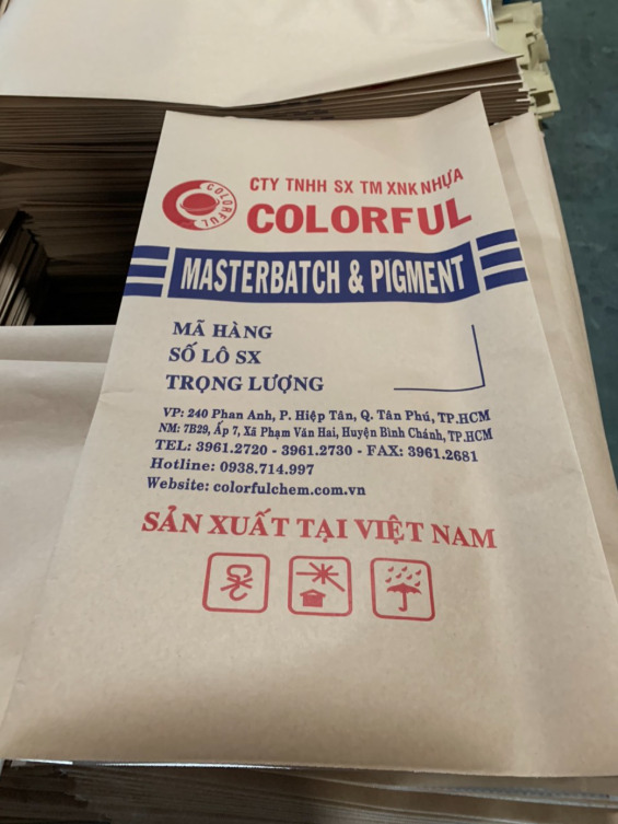 KP bag for plastic pellets