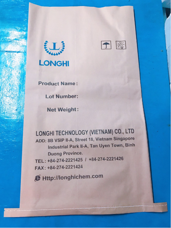 KP bag for plastic pellets