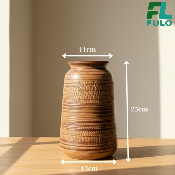 Square-shouldered cylinder vase