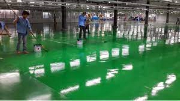 Epoxy coating application