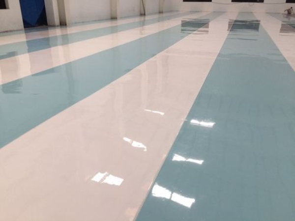 Epoxy coating application